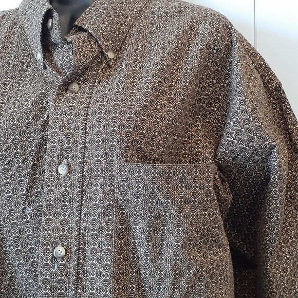 Vintage Savane Deep Process 2000 Dye Button Down Long Sleeve Shirt Men's Xlarge - Picture 9 of 12